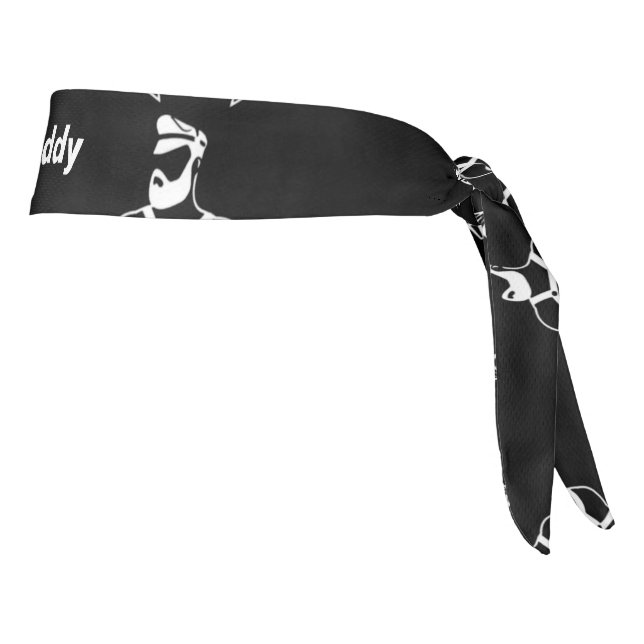 Leather/Biker Daddy Tie Headband (Rotate 90)