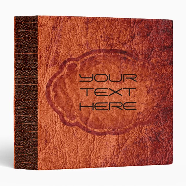 Leather Binder (Front/Spine)