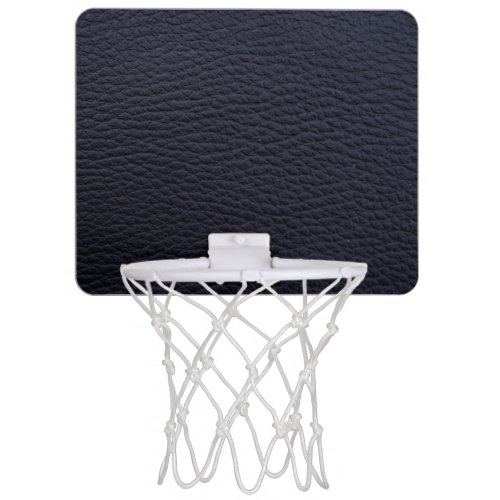 Leather Black Mini Basketball Hoop