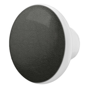 Leather Blue Tartan Fabric Crocodile Skin Ceramic Knob