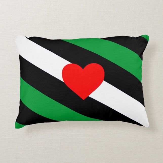 Leather Boi Pride Flag Accent Pillow (Front)
