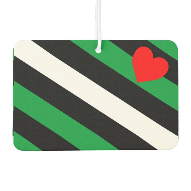Leather Boi Pride Flag Air Freshener (Front)