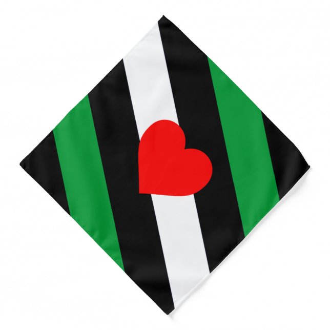 Leather Boi Pride Flag Bandana (Front)