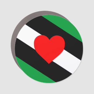 Leather Boi Pride Flag Car Magnet