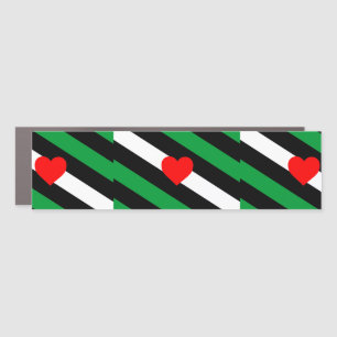 Leather Boi Pride Flag Car Magnet