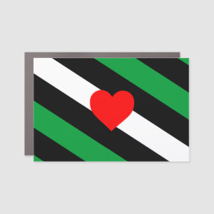 Leather Boi Pride Flag Car Magnet