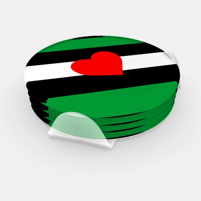 Leather Boi Pride Flag Coaster Set (Set)