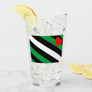 Leather Boi Pride Flag Glass