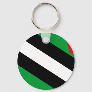 Leather Boi Pride Flag Keychain