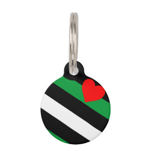 Leather Boi Pride Flag Pet ID Tag
