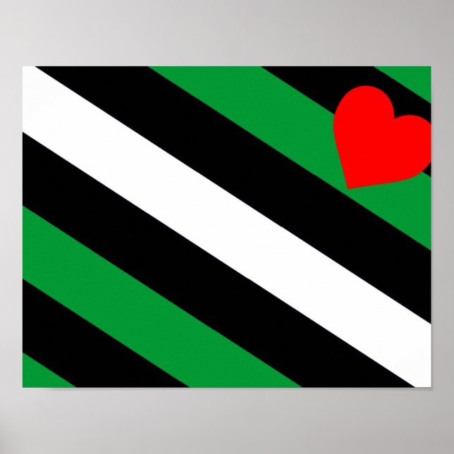 Leather Boi Pride Flag Poster (Front)