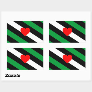 Leather Boi Pride Flag Rectangular Sticker