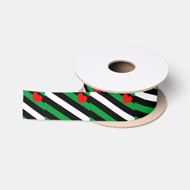 Leather Boi Pride Flag Satin Ribbon (Spool)