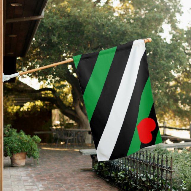 Leather Boi Pride House Flag (In SItu)