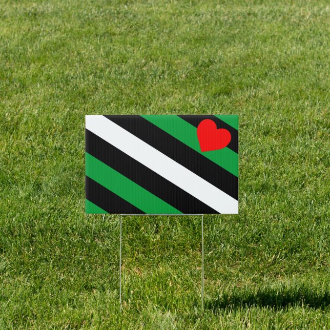 Leather Boi Pride House Flag Sign (Insitu)