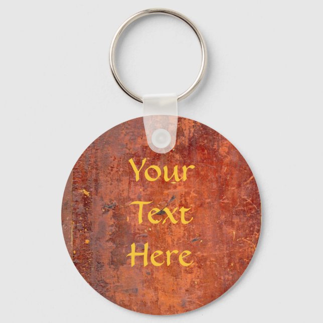 Leather Bound Antique Book Cover Keychain (Front)