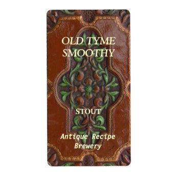 Leather Box Design ~ Beer Bottle Label by Andy2302 at Zazzle