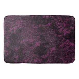 Leather Burgundy texture Bathroom Mat