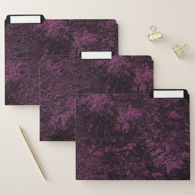 Leather Burgundy texture File Folder (Set)