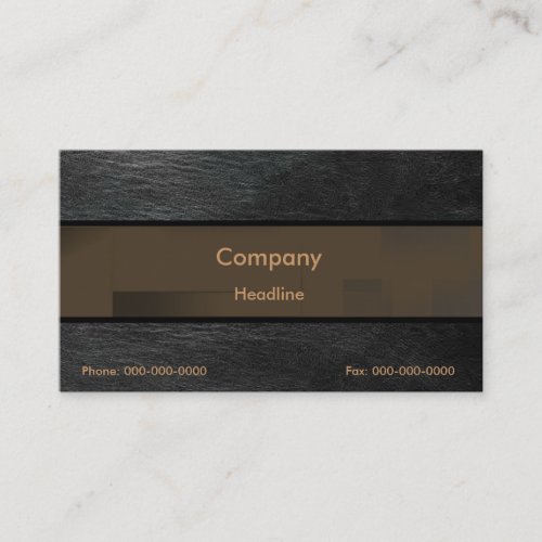 Leather Business Card