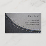 Leather. Business Card at Zazzle