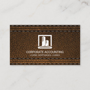 Leather Business Card
