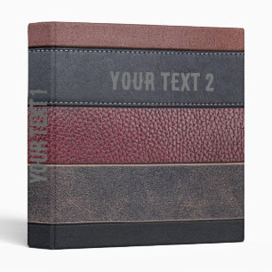 leather composition 3 ring binder