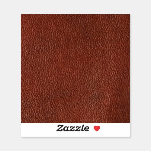Leather Custom_Cut Vinyl Sticker