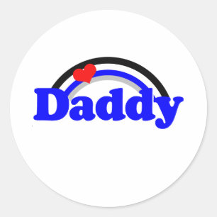 Leather Daddy Classic Round Sticker