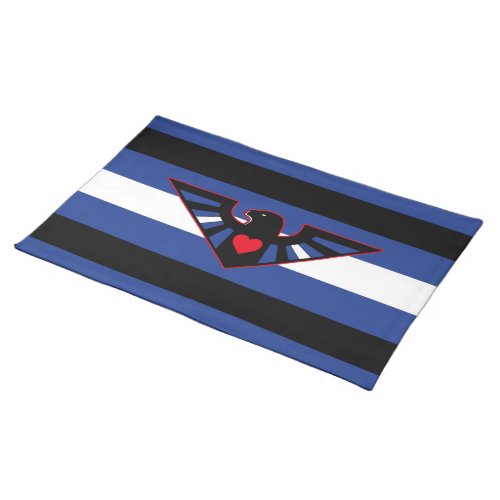 LEATHER EAGLE PRIDE CLOTH PLACEMAT