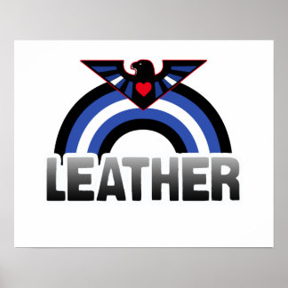 Leather Eagle Pride Poster