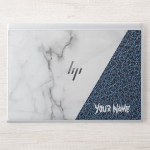  Leather Faux Marble masculine blush leather  HP Laptop Skin