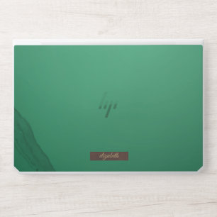 Leather Faux Marble masculine blush leather look HP Laptop Skin