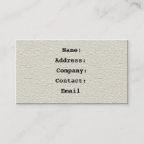 leather fawn - business card