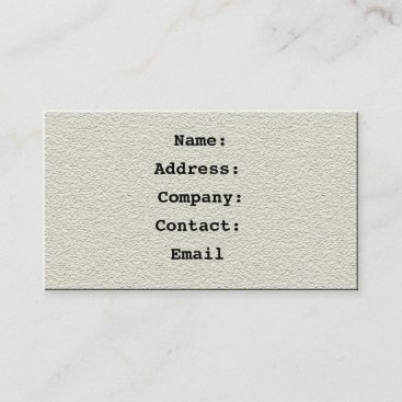 leather fawn - business card