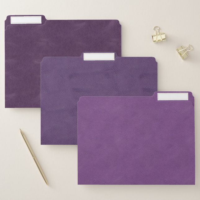 Leather File Folder (Set)