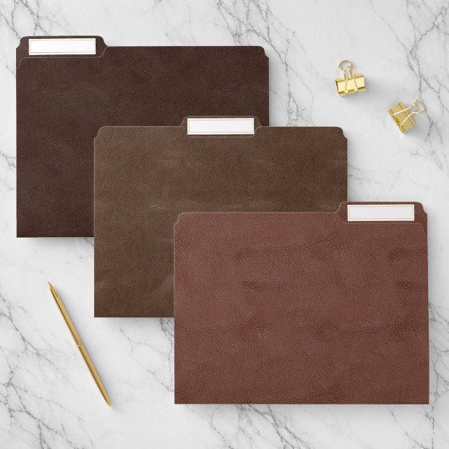 Leather File Folder (Set)