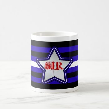 Leather Flag And Star Coffee Mug by LeatherGear at Zazzle