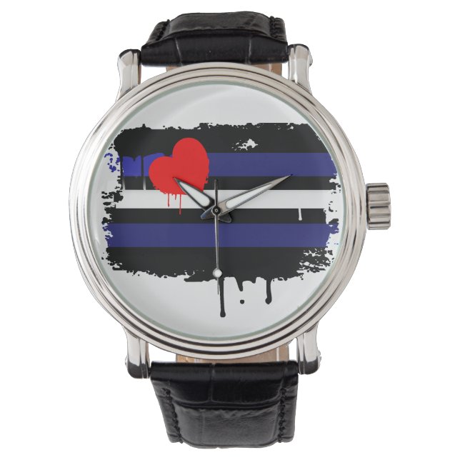 LEATHER FLAG DRIPPING -.png Watch (Front)
