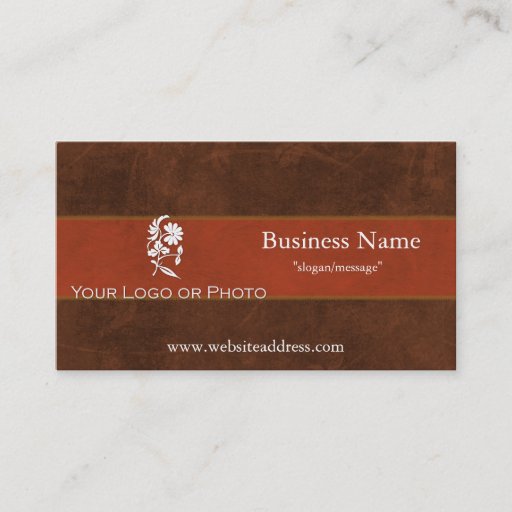 Customizable Leather &amp; Fur Business Cards
