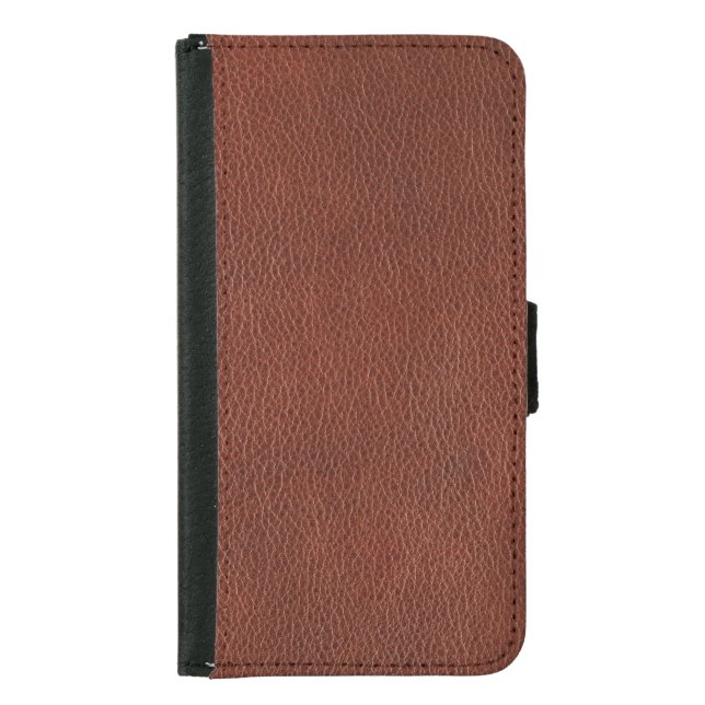 Leather Galaxy S5 Wallet Case (Front)