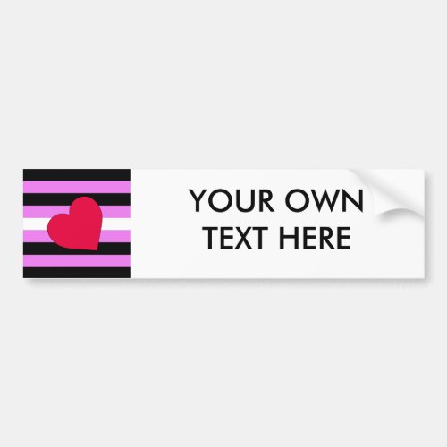 LEATHER GIRL PRIDE BUMPER STICKER