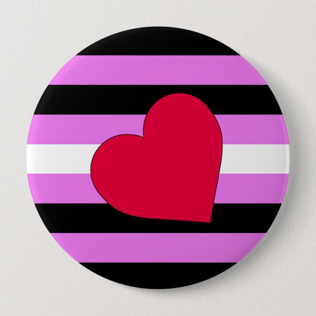 LEATHER GIRL PRIDE BUTTON (Front)