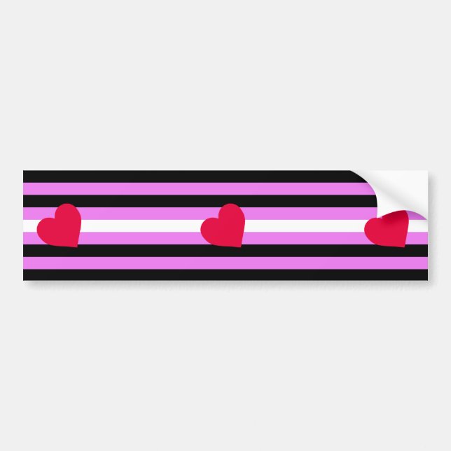 Leather Girl Pride Flag Bumper Sticker (Front)