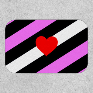 Leather Girl Pride Flag Patch