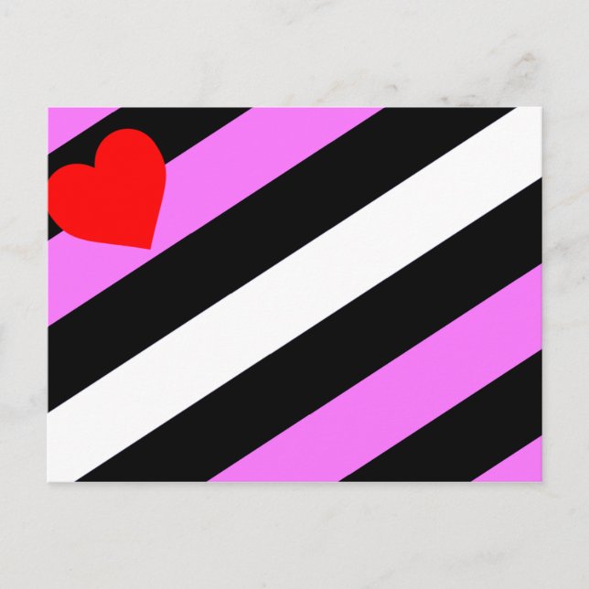 Leather Girl Pride Flag Postcard (Front)