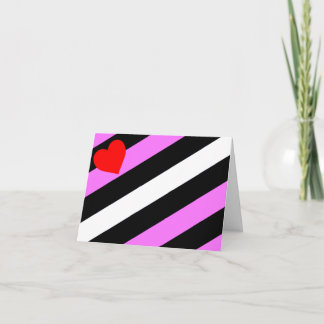 Leather Girl Pride Flag Thank You Card