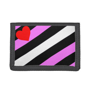 Leather Girl Pride Flag Trifold Wallet