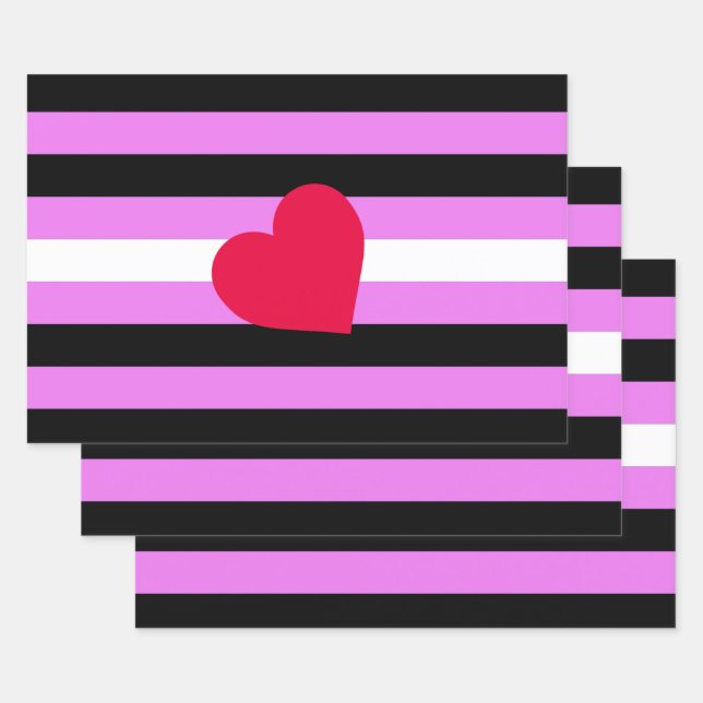Leather Girl Pride Flag Wrapping Paper Sheets (Set)