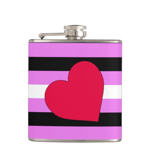 LEATHER GIRL PRIDE FLASK